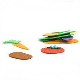 Felt Vegetables - Felt Figures Set - Felt Board Pieces for DIY, Crafts, Home Decoration