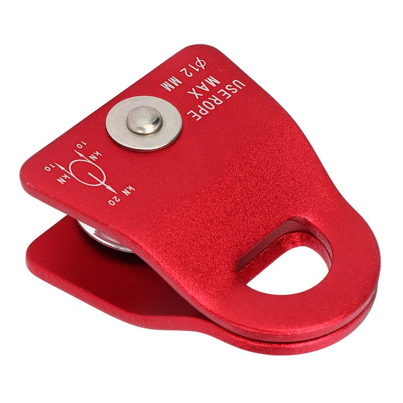 20KN Climbing Pulley Aluminum Mg Alloy Downhill Side Plate Single