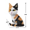 Balody Various Cat Nano Block Kits - Figure built with