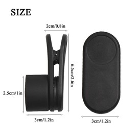 LAKE OF FIRE Chalk Holder Pool Billiards, Pool Cue Chalk Holder with Belt Clip Snooker Billiard Accessories Black(Round)