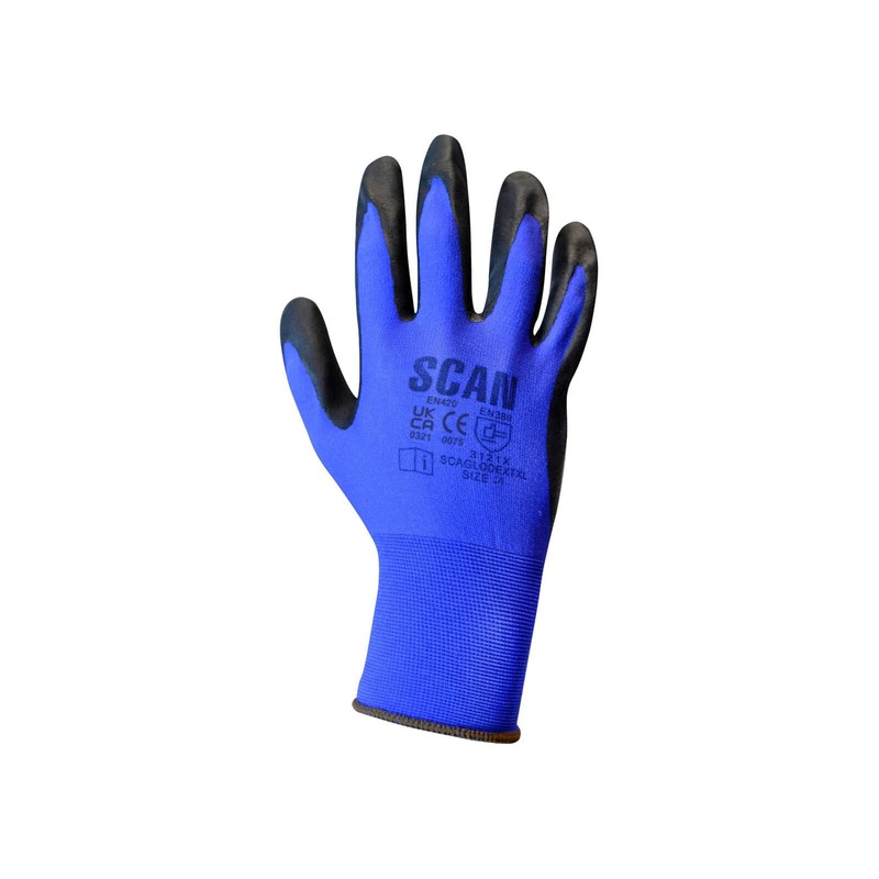 Scan SCAGLODEXTXX Max Dexterity Nitrile Gloves - Size 11 (XXL)