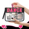 SUILU 2 Pcs Dance Recital Gifts Cosmetic Makeup Bag with