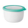 Oggi Mix, Store & Serve Bowl w/See-Thru Lid - 1.4 Qt, Quart, White