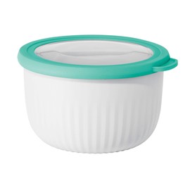 Oggi Mix, Store & Serve Bowl w/See-Thru Lid - 1.4 Qt, Quart, White