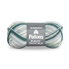 Patons Kroy Socks Yarn - (1) Gauge - 1.75 oz - Landscape Landscape - For Crochet, Knitting & Crafting
