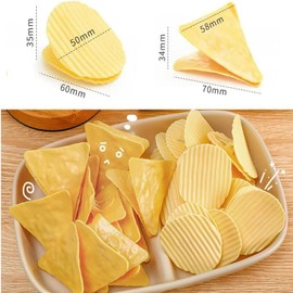 10 Pcs Cute Chip Clips to Seal Opened Food Packages for Kitchen Food Snacks Sealer Sealing Storage (5 Round +5 Triangular)