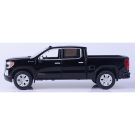 Motormax MTM79362BK GMC Sierra 1500 Denali Crew CAB 2019 Black 1:27 Die Cast, Compatible with