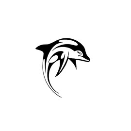 Oottati 2 Sheets Small Cute Temporary Tattoo Stickers Dolphin Arm suit for Kids Women Fake Tattoos That Look Real and Last Long