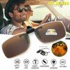 Multibao Beach Brown Polarised Clip On Flip up Style Sunglasses