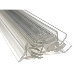 Plastic Welding Wire PMMA 8 x 1 mm Flat Transparent 25 Rods