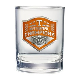 Tennessee 2024 Baseball Champ Double Old Fashion | Double Rocks Glass 14 OZ for Liquor | Expertly Crafted Pewter Glass
