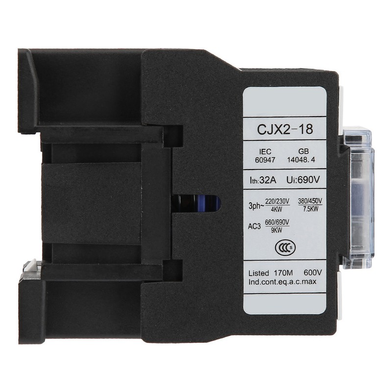 CJX2-1810 Rail Mount Contactor Industrial Electric Contactor(380V AC)