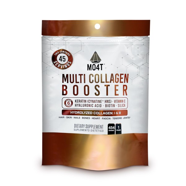 MOMOF4TRANSFORM Multi Collagen Booster Powder – Extra Strength Collagen Supplement