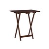 Powell Hazelnut Tray Tables, Cherry 23.63 x 26.38 x 15.75