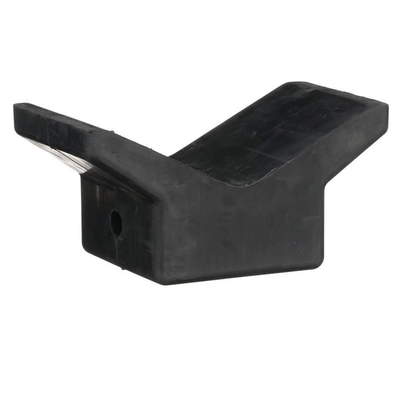 Attwood 11202-1 Boat Trailer Rubber Bow Stop V-Block, Black, 4-Inch