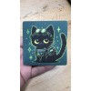 CAT Ukrainian Support Cat Sticker
