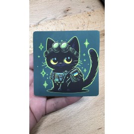 CAT Ukrainian Support Cat Sticker