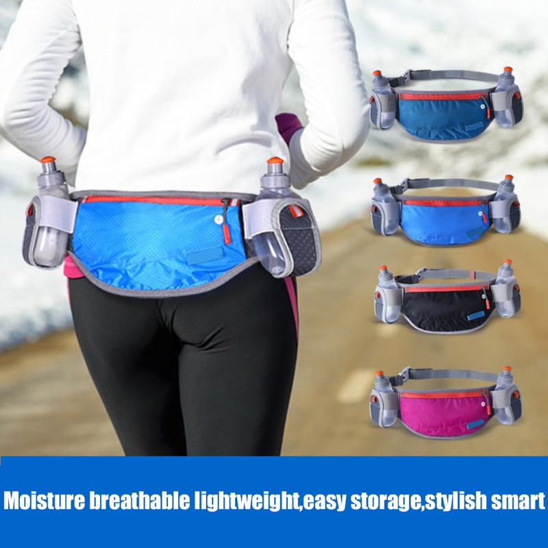 Reflective Hydration Running Belt Marathon Waist Pack Multifunctional Comfortable Running
