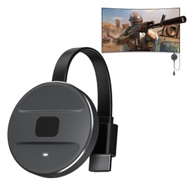 OBEST 4K Wireless Display Dongle, Wireless Smart Media Player Streaming, 2.4G & 5G HDMI Wireless Dongle for Miracast/iOS/Mac OS/Airplay/Android/Windows/Tablet/Laptop