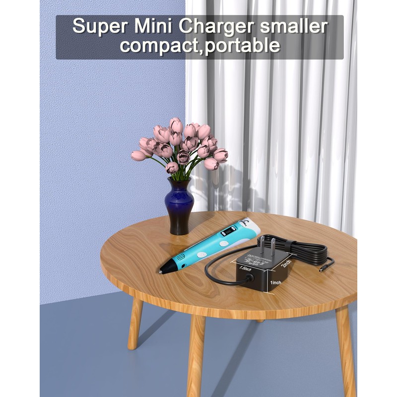 ADRICY for SCRIB3D Pen Charger Compatible with SCRIB3D P1 3D