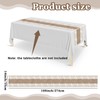 Newwiee 6 Pack Plastic Table Runner 14 x 108 Inch
