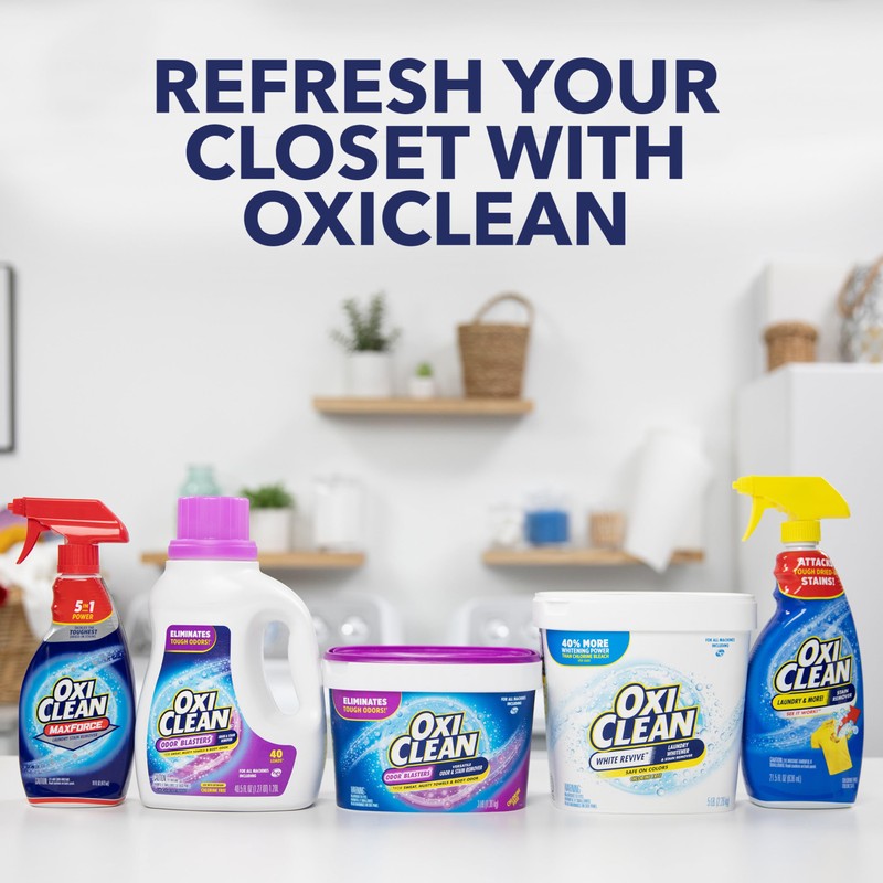 OxiClean Odor Blasters Versatile Odor and Laundry Stain Remover Powder,