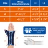 Willcom De Quervains Tenosynovitis Night Wrist Brace with Spica Splint