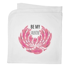Azeeda 'Be My Valentine' Cotton Baby Blanket/Shawl (BY00039803)