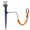 Zeluga 15-482 Tool Lanyard Shock Absorbing with Self-Locking Carabiner, Orange