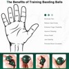 2Pcs Baoding Balls, Boading Balls for Hand Therapy, Green, 2