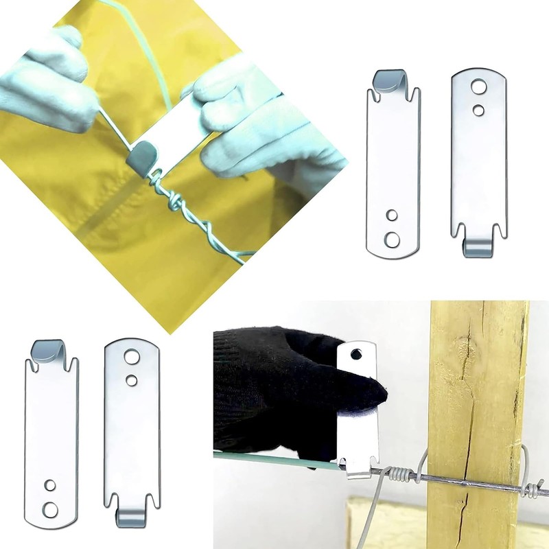 Quantfire Fence Wire Twister for T Post Clips, Barb Wire