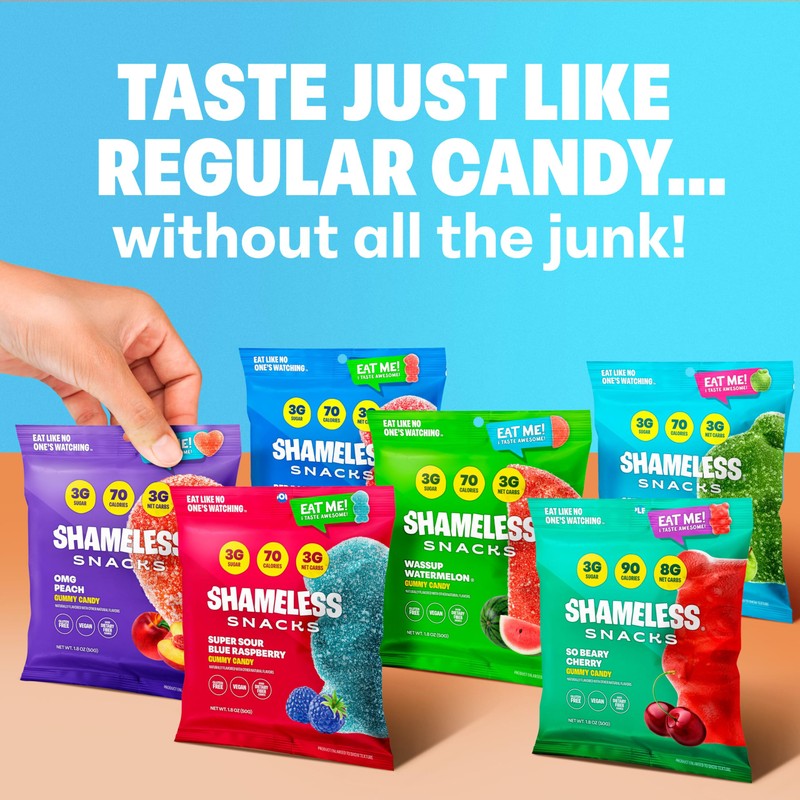Shameless Snacks - Healthy Low Calorie Snacks, Low Carb Keto