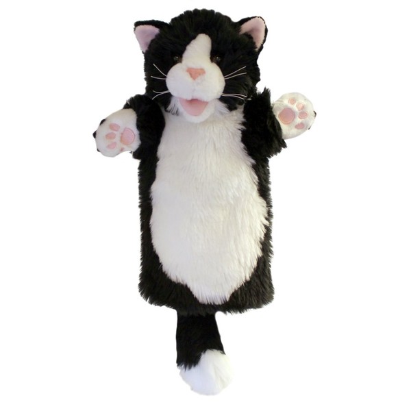 The Puppet Company Long-Sleeves Black & White Cat Hand Puppet
