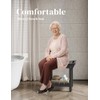 Waterproof Shower Bench, Poly Lumber Shower Stool for Shaving Legs,