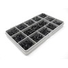 340 Assorted Black Flange Posi Self Tapping/Trim Screw | BS4174