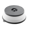 HIC Kitchen Collapsible Microwave Food Cover, BPA Free, Contains Splatter