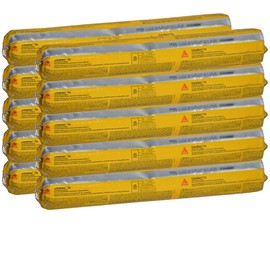 Sikaflex 1a Flexible Non Sag High Performance Polyurethane Concrete Masonry Sealant for Vertical and Horizontal Surfaces. Half Case - 10 20oz Tubes. White