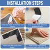12 Pcs Rug Grippers for Laminate Floor,Anti Slip Rug Underlay