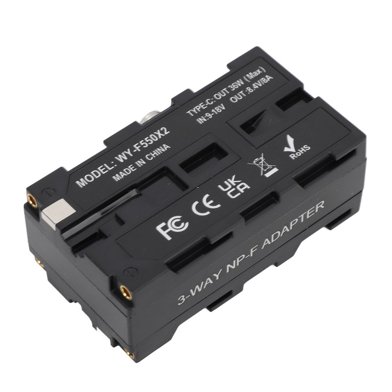 Dummy Battery NP F970 F750 F570 F550 DC Coupler Continuous