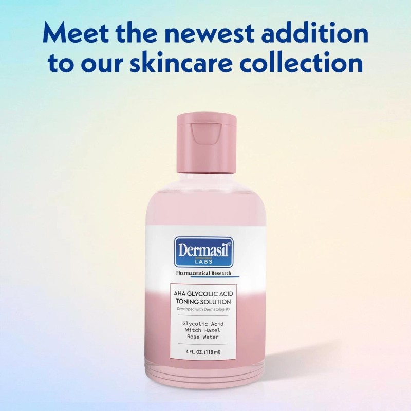 Dermasil 3 pk DERMASIL Labs Glycolic Acid Toning Solution 4