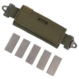 Booiu Helmet Counterbalance Weight Bag,Tactical Helmet Counterweight NVG,Helmet Accessories for Fast BJ PJ MH Tactical Helmets (Green)