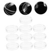 Tofficu 10pcs Cell Culture Plate Agar Plates Mycology Petri Dishes