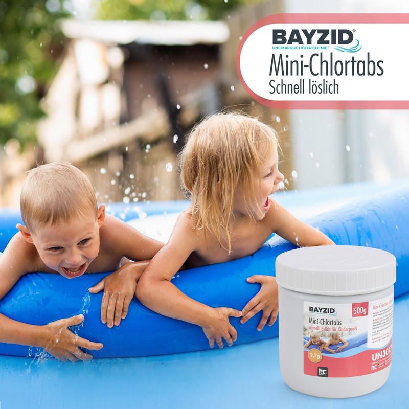 500 g Bayzid® Mini Chlorine Tablets 2.7 g Quick Dissolving