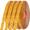 KIJOU 0.79 inch x65.6ft Gold Peel and Stick Crown Molding