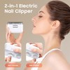 Electric Nail Clipper, Nail Trimmer Nail Polisher 2 in-1, Automatic