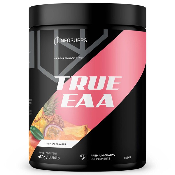 NEOSUPPS EAA Powder - Tropical, 430 g, High-Quality Essential Amino