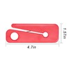 Angzhili 2 Packs Seat Belt Cutter,Emergency Lifesaving Tool (Red)