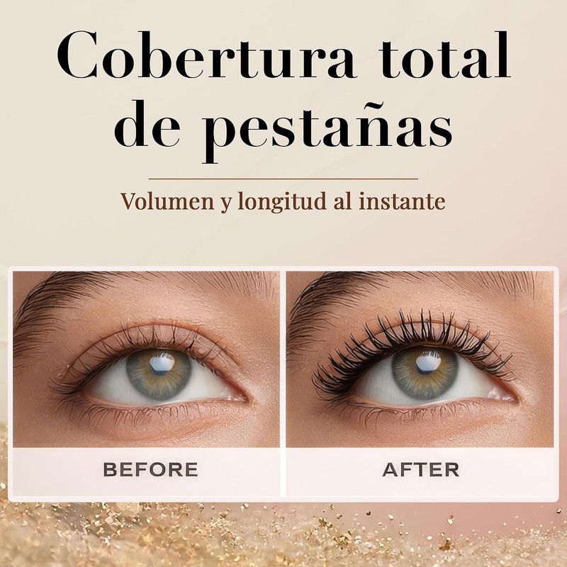 Beako Co. Máscara de Pestañas Waterproof - Volumen, Alargamiento y