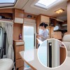 Tallew 2 Sets RV Sliding Door Straps with Button Snap