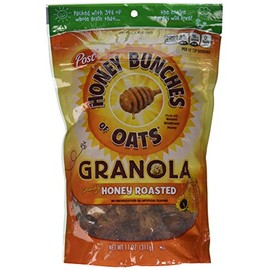 Post Honey Bunches Of Oats, Granola Honey Roasted, 11.0 Oz